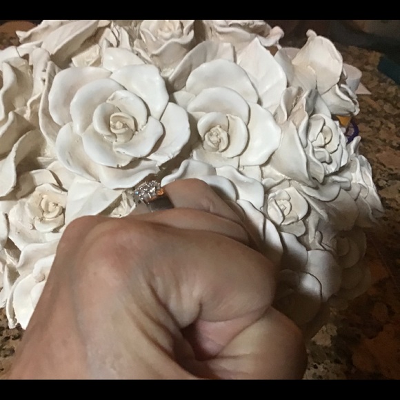 Wide band with beautiful Swarovski crystals - Picture 3 of 3